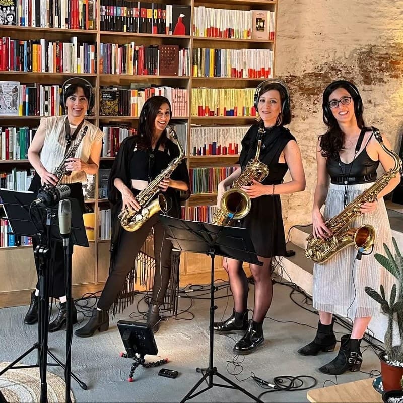 Ellas cuarteto de saxofones